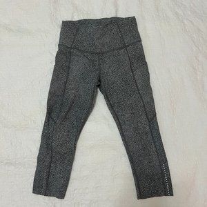 Lululemon -  gray running pant legging - 6